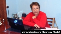 Aşgabadyň ýaşaýjysy Galina Esenowna Wertýakowa. “Türkmenistandan alternatiw habarlar” neşirinden alnan surat. 