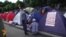 WATCH: Protesters demonstrating against corruption vowed to camp out in the Moldovan capital's main square until the country's president resigns. (RFE/RL's Moldovan Service)
