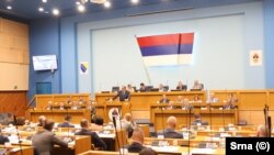 Milorad Dodik, predsjednik Republike Srpske na sjednici Narodne skupštine RS, Banjaluka 1. jul 2025. godine 