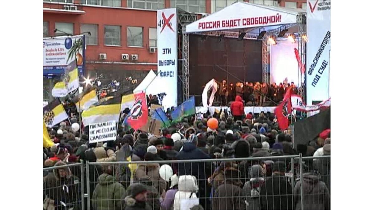 Митинг на проспекте Сахарова: Евгения Чирикова