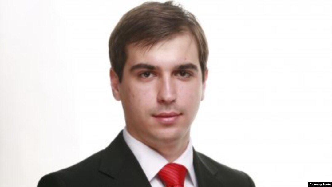 Диме Спасов, претседател на Унија на млади сили на ВМРО - ДПМНЕ.