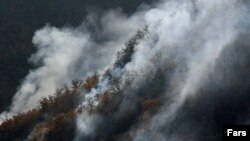 Իրան - Հրդեհը Հիրքանյան անտառում, նոյեմբեր, 2025թ.