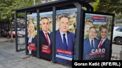 Postera parazgjedhorë në Banjallukë të Bosnje dhe Hercegovinës. Shtator 2026.