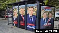 Predizborni plakati u Banjoj Luci, BiH, septembar 2026. 