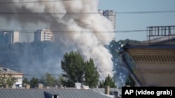 Explosions Rock Moscow As Fireworks Warehouse Burns GRAB 1