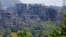 A view shows destroyed Azovstal plant in Mariupol