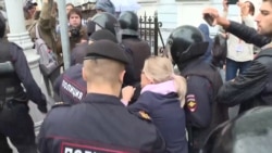 Russian Police Detain Opposition Activist Sobol Ahead Of Moscow Protest