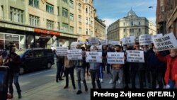 Protest vlasnika restorana u Sarajevu, mart 2021. 