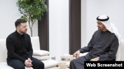 Ukrainian President Volodymyr Zelenskyy toured several Gulf nations, including the United Arab Emirates, touting Kyiv's experience in drone warfare.