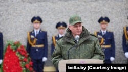 Першы намесьнік міністра абароны, начальнік Генэральнага штабу Ўзброеных сіл Беларусі Ўладзімер Белы, 11 кстрычніка 2026 году 