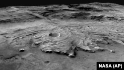 O imagine NASA descrie o posibilă zonă prin care roverul Marte 2020 Perseverence ar putea traversa craterul Jezero