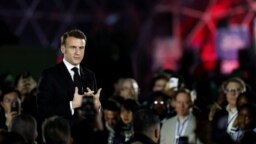 Francuski predsednik Emanuel Makron na samitu o veštačkoj inteligenciji u Parizu, 10. februar 2025.