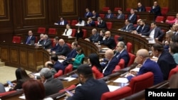 Armenia - Government members and pro-government deputies attend a session of the National Assembly, Yerevan, November 12, 2024.