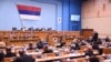 Національна скупщина Республіки Сербської обговорює обрання виконуючої обов'язки президента Ани Трішіч Бабич, Баня-Лука, 18 жовтня 2025 року