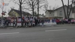 Гирдиҳамоии мухолифони тоҷик ба нишон эътироз аз қатли Қобилҷон Алиев