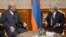 Armenia - President Serzh Sarkisian meets with Iranian Energy Minister Hamid Chitchian, Yerevan,22Nov2013.