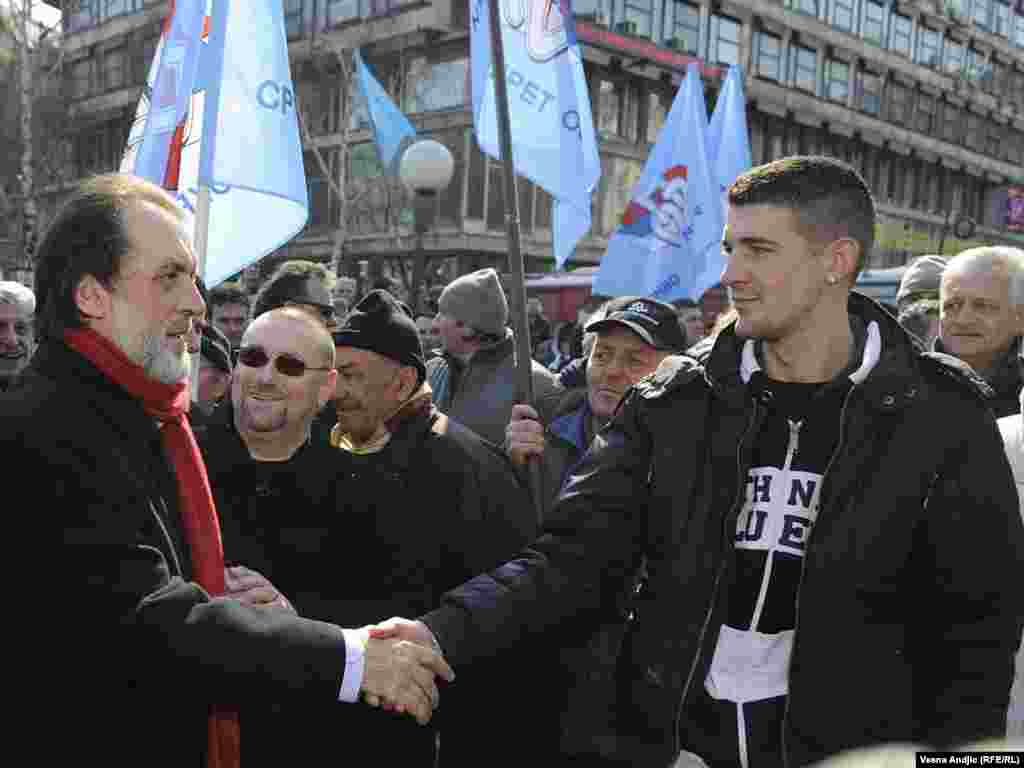 Obeležavanje 20. godišnjice martovskih demonstracija, 9. mart 2011