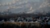 Smoke rises from an oil refinery behind the city of Omsk, Russia. European countries have been cutting their dependence on Russian oil following the country's unprovoked, large-scale invasion of Ukraine in February 2022. 