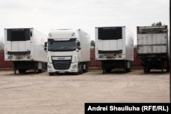 Беларусь вызваляе затрыманыя літоўскія грузавікі