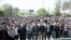 К.Бакиевди жактагандардын митинги, Жалал-Абад, 2010-жылдын 8-апрели.