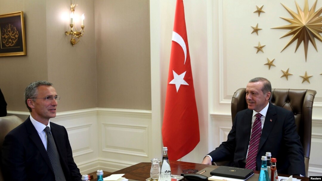 Jens Stoltenberg i Redžep Tajip Erdogan