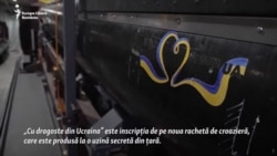 VIDEO | „Cu dragoste din Ucraina” este inscripția de pe noua rachetă de croazieră, care este produsă la o uzină secretă din țară