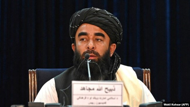 ذبیح‌الله مجاهد، سخنگوی طالبان