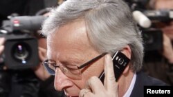 Eurogroup Chairman Jean-Claude Juncker: "The whole euro area is under attack..."