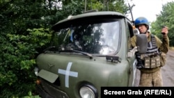 A retrofitted version of an old Soviet-era van is playing a key role in frontline survival in Ukraine’s Donetsk region. 