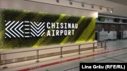 Imagine generică din interiorul aeroportului internațional din Chișinău.