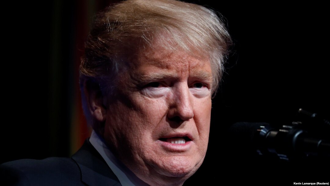 Президент Дональд Трамп АҚШ-тың зымыранға қарсы қорғаныс жүйесінің жаңа стратегиясын таныстырып тұр. Вирджиния, АҚШ, 17 қаңтар 2019 жыл.