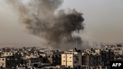 Sulmet ajrore në Rafah në mars të vitit 2024. 