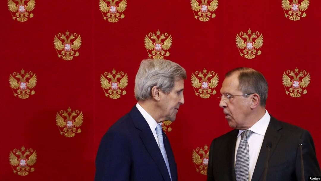 Керри и Лавров во время встречи в Москве 15 декабря 2015 года