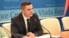 Miloš Bukejlović, ministar pravde Republike Srpske na press konferenciji nakon sjednice Vlade RS u Banjaluci, 6. februar 2025.