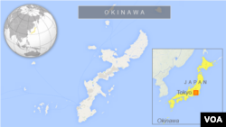Geografski prikaz Japana i Okinave