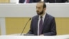 Russia Armenian parliament speaker Ararat Mirzoyan speaks in the Russian Federation Council , Moscow, February 27, 2019.