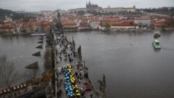 На Карловому мості у Празі згадували про Україну, яка виборює свою свободу сьогодні