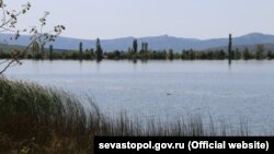 Водохранилище Уркуста, село Передовое, Крым 