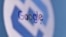 The logo of Russia's state communications regulator, Roskomnadzor, is reflected in a laptop screen showing a Google start page. (illustrative photo)