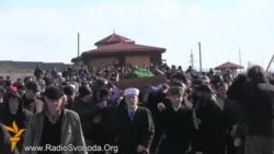 Хроники: в Симферополе похоронили Решата Аметова (видео)