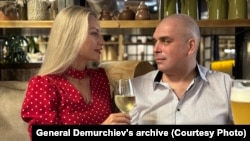 Роман Демурчиев с женой Александрой