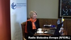 Архива: Слаѓана Тасева - претседател на  Транспаренси интернешнл Македонија.  