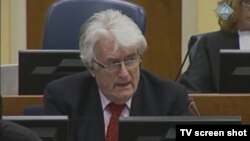 Radovan Karadžić u haškoj sudnici