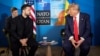 US President Donald Trump and Ukraine's Volodymyr Zelenskyy meet on the sidelines of NATO summit in The Hague in June.