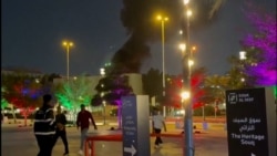 Požar i dim nakon napada dronom u blizini američkog konzulata u Dubaiju