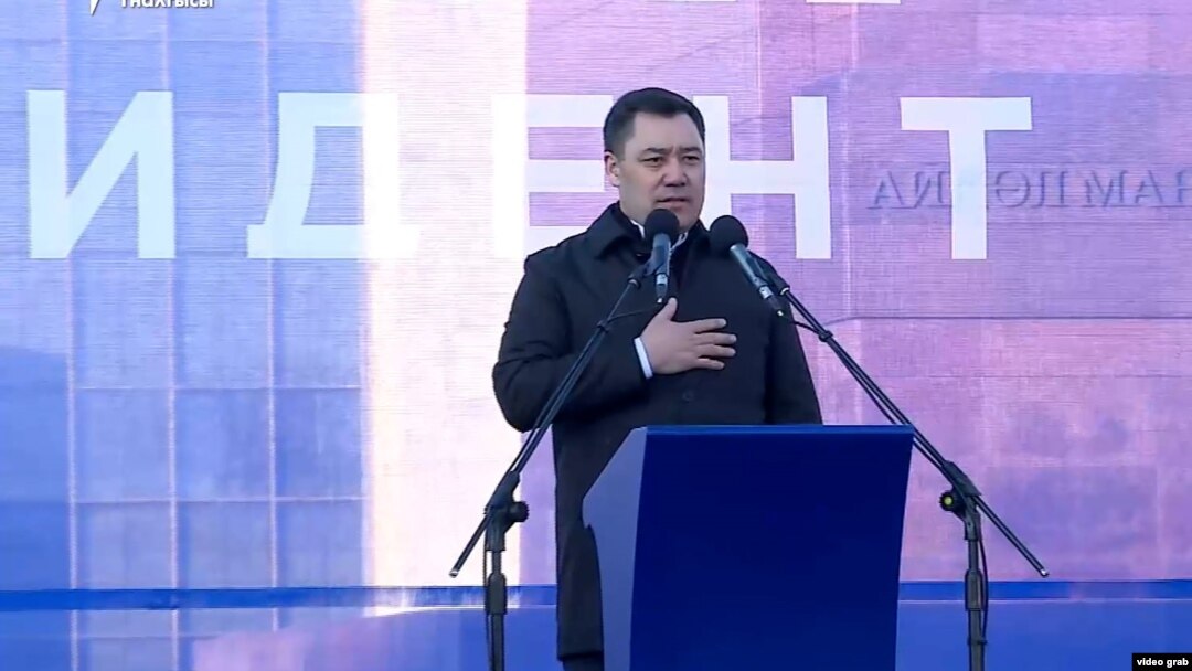 Садыр Жапаров. Бишкек шаары. 11-январь, 2021-жыл.