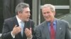 Gordon Brown (left) with President Bush on July 29