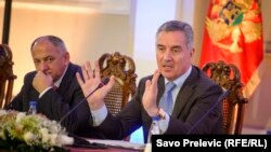 Milo Đukanović na otvorenoj sjednici Vlade na Cetinju