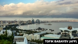 Azerbaijan - A general view of the Azerbaijani capital Baku, September 19, 2023.