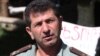 Armenia -- Colonel Volodya Avetisian, a Karabakh war veteran protesting against the government.